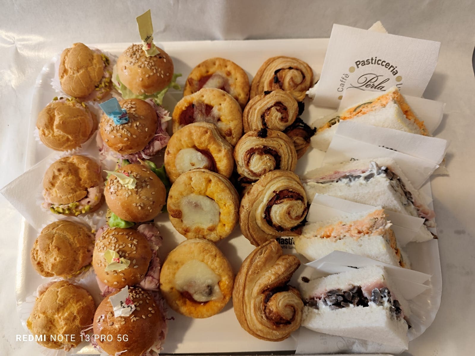 Vassoio misto per coffee break aziendale